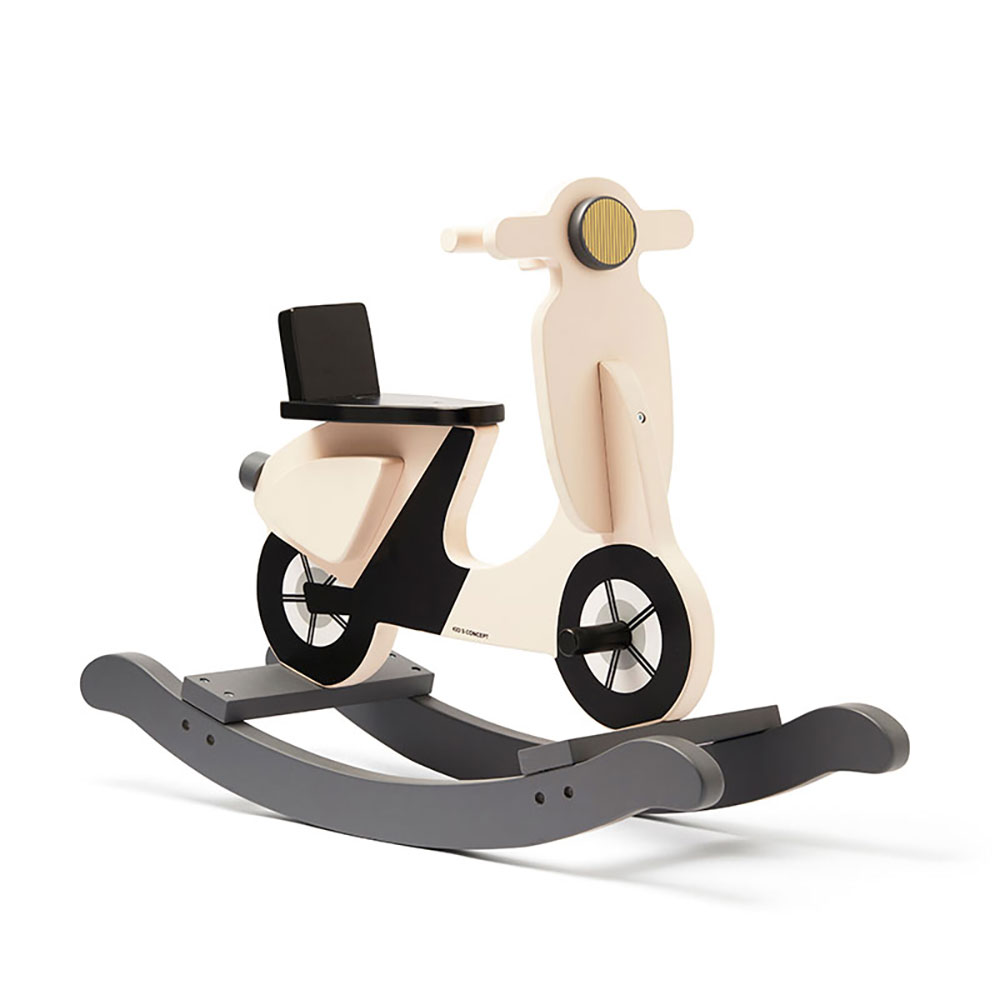 Kids Concept Keinuskootteri vaalea beige