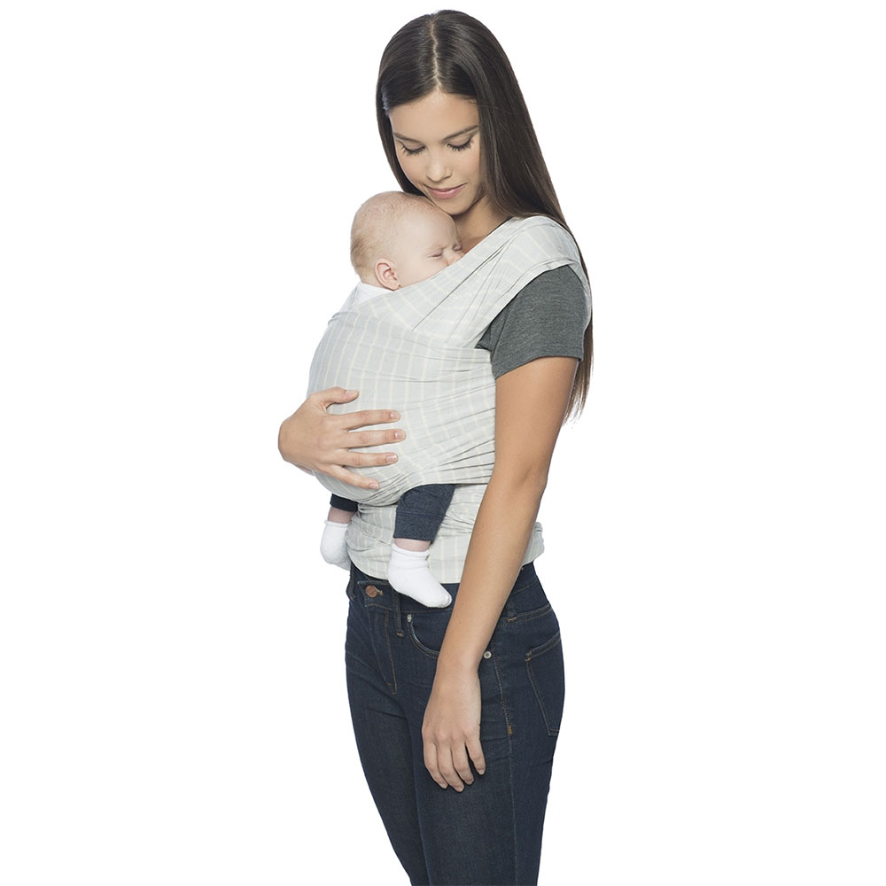 Ergobaby Aura vauvan rintareppu Harmaat raidat