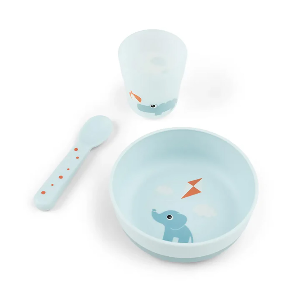 Done by Deer Foodie illallinen setti Playground Blue