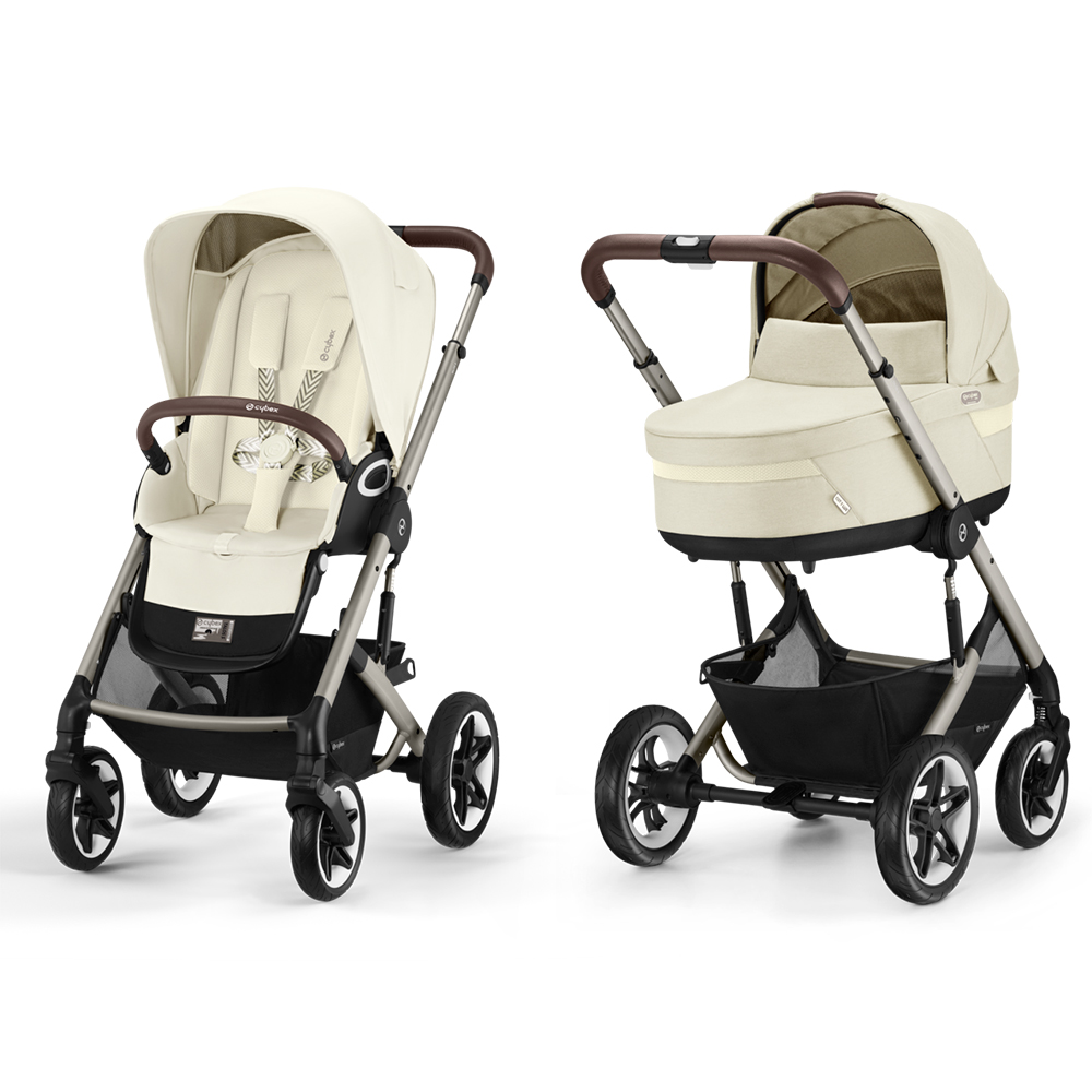 Cybex Talos S Lux -lastenrattaat Seashell Beige 2023