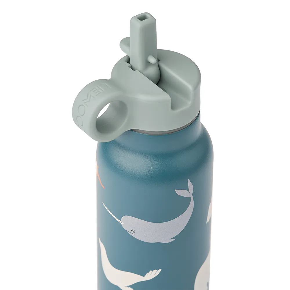 Liewood Falk vesipullo 350 ml Arctic Sea/ Ocean view