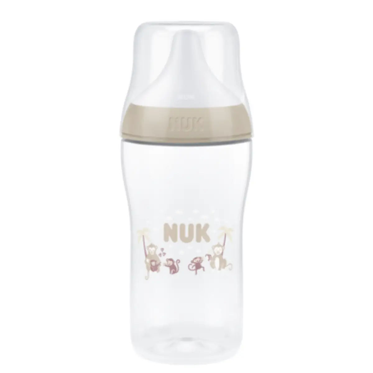  NUK Perfect Match -pullo 260 ml, apina, 3 kk+