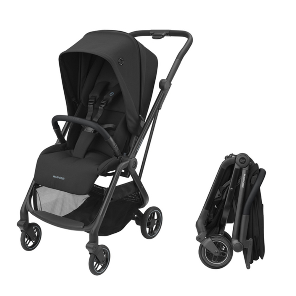 Maxi-Cosi Leona lastenrattaat Essential Musta