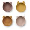 Liewood Iggy silikoni kulhot 4-p Rose mix