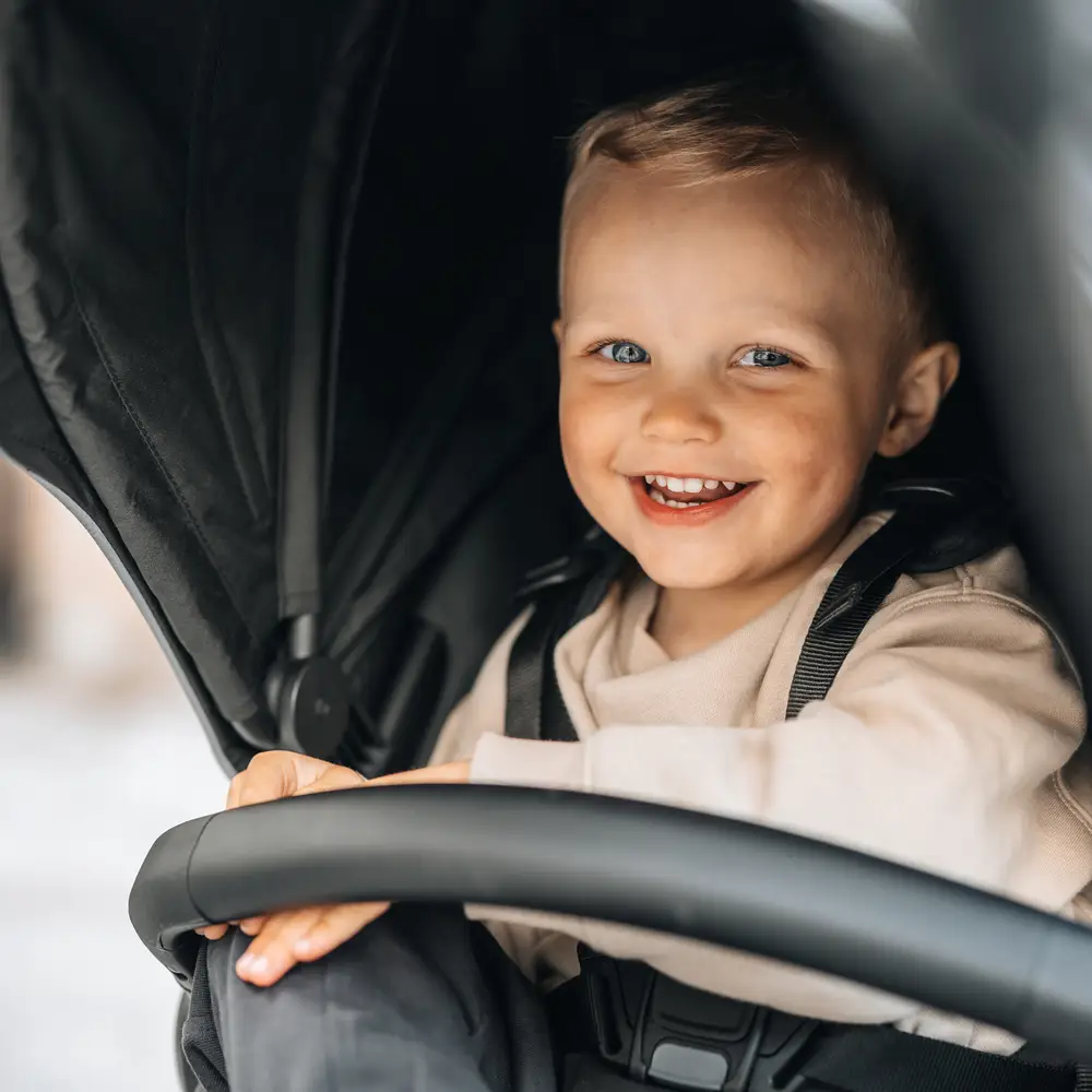 Thule Sleek 2 + Thule Bassinet Black