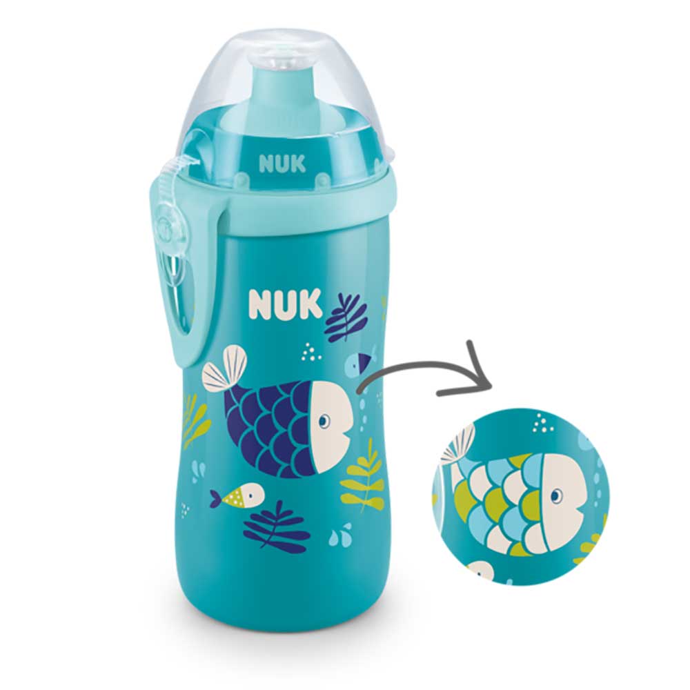 NUK muki Junior Kameleontti sekavärinen