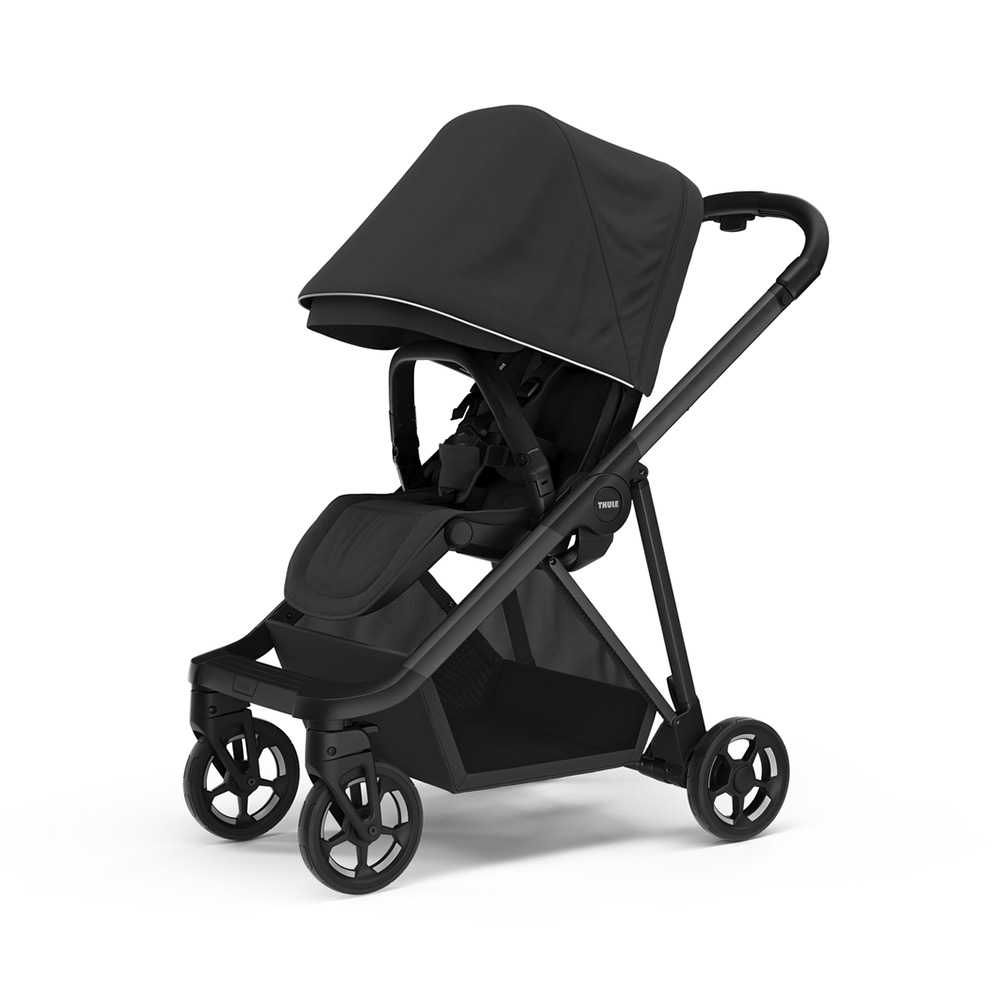 Thule Shine -lastenrattaat musta mustalla