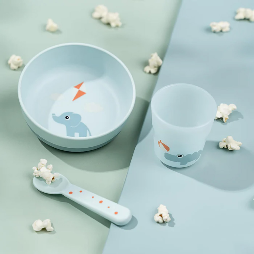 Done by Deer Foodie illallinen setti Playground Blue