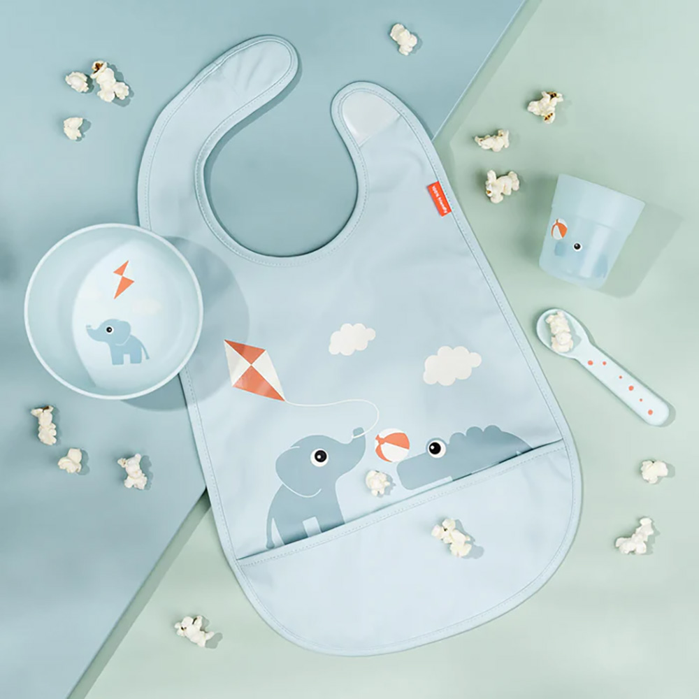 Done By Deer bib Playground Blue