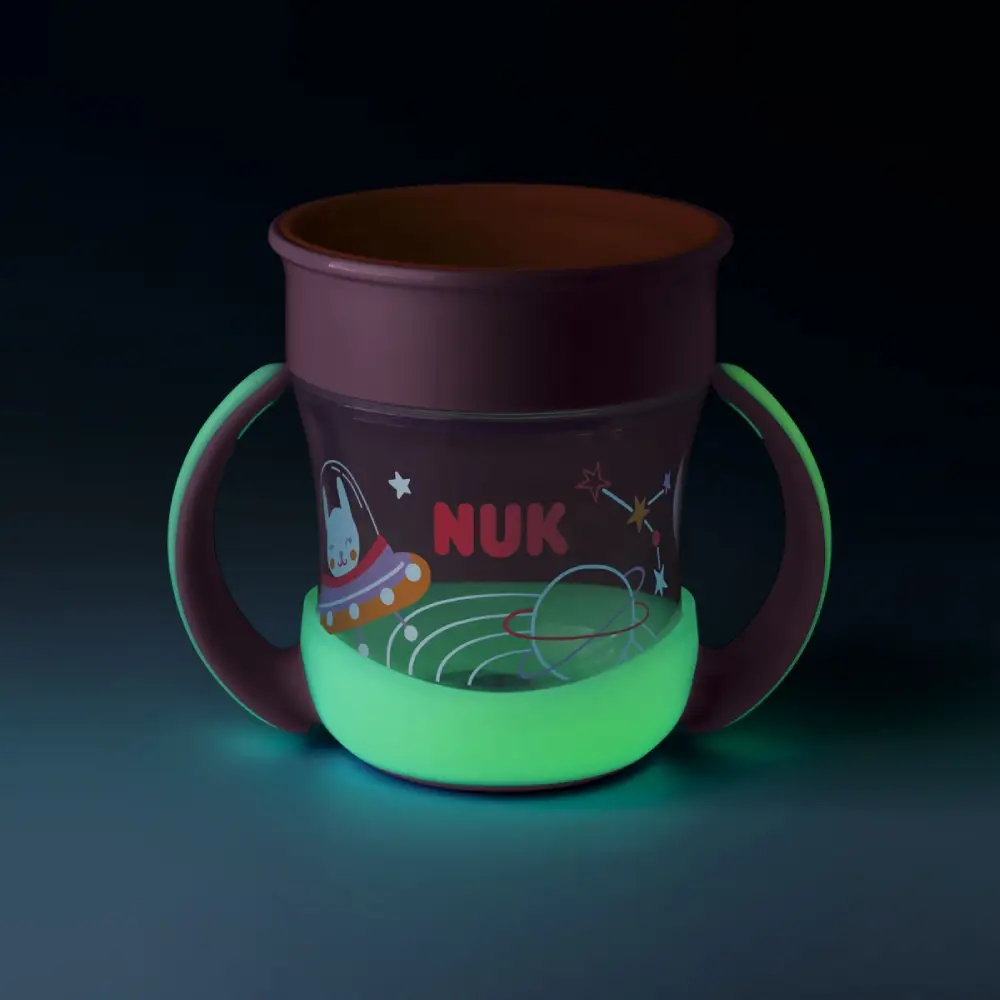 NUK Evolution Mini Magic -muki, vaaleanpunainen, 6 kk+