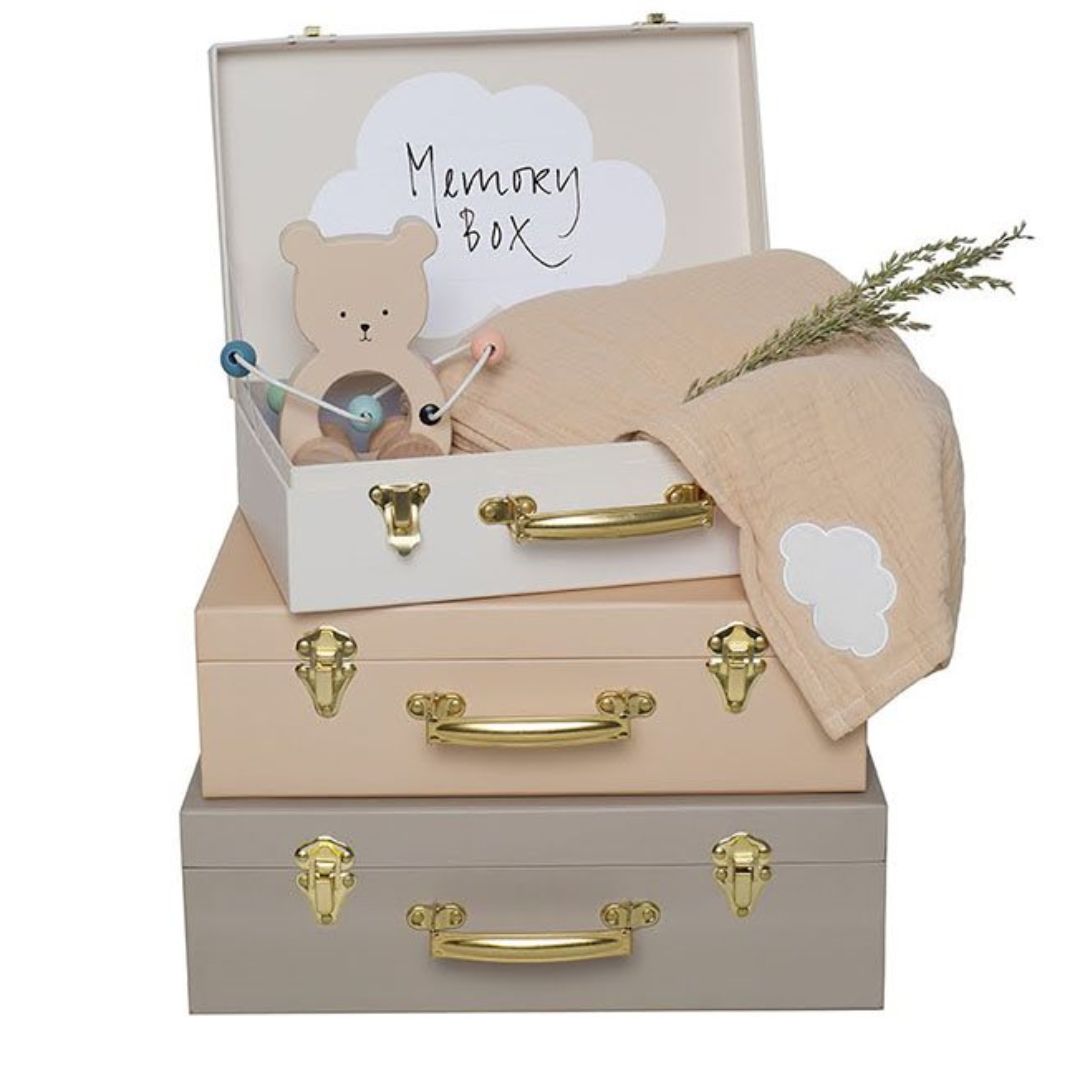 JaBaDaBaDo matkalaukku beige 3kpl