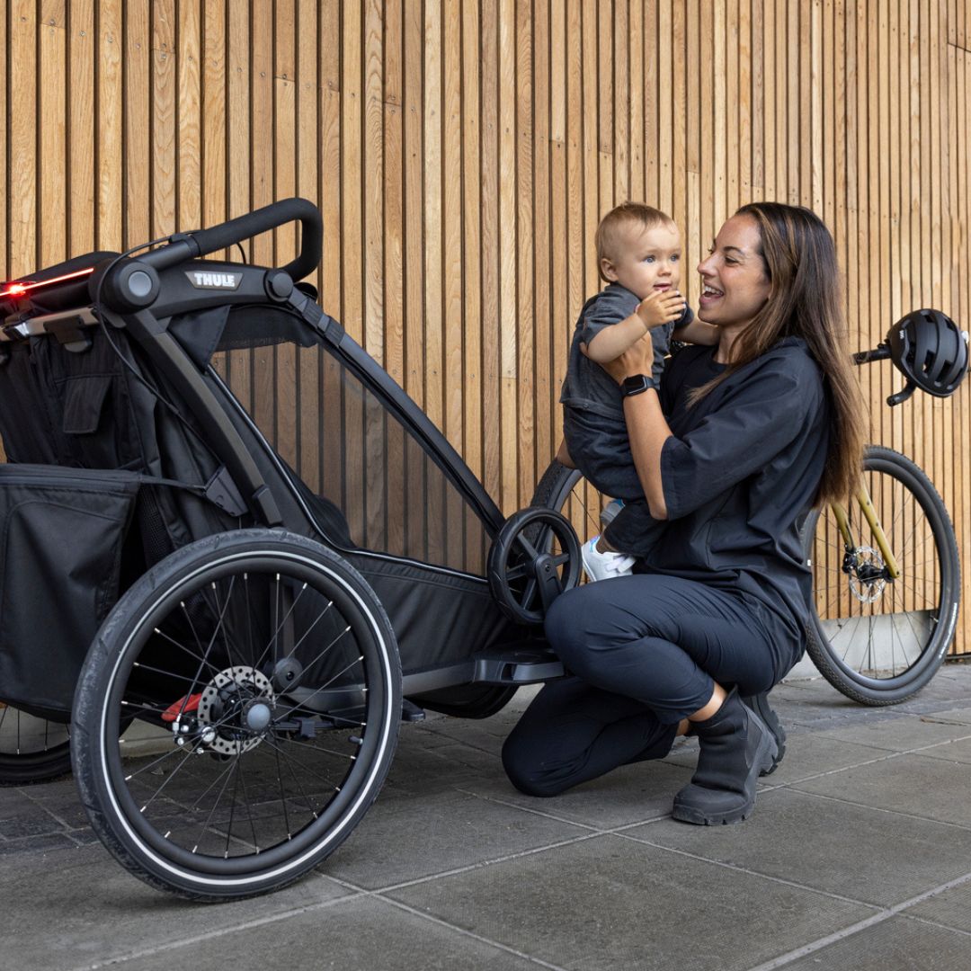 Thule Chariot Sport 2 kaksinkertainen musta Gen3