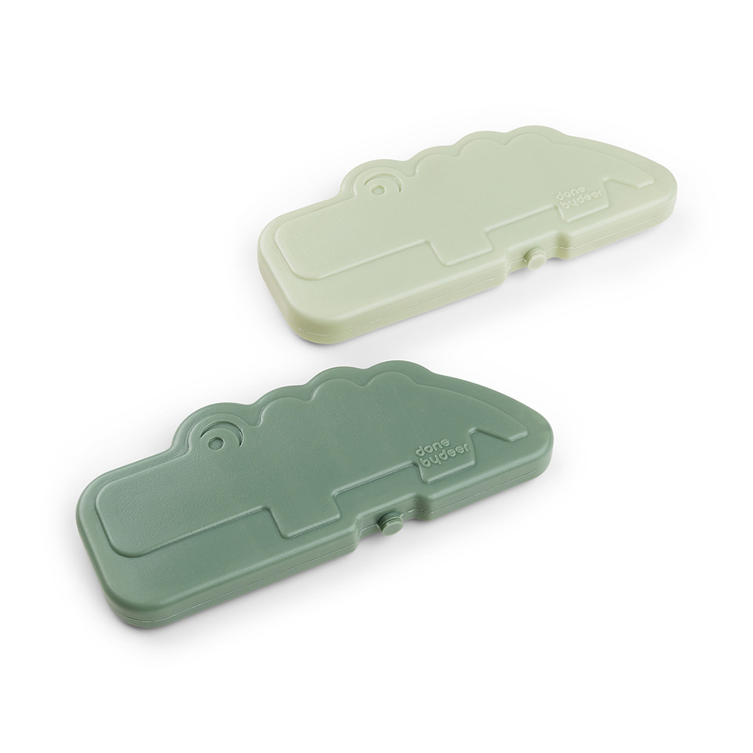 Done by Deer Cooling Jäähdytyspidike 2-pack Croco Vihreä