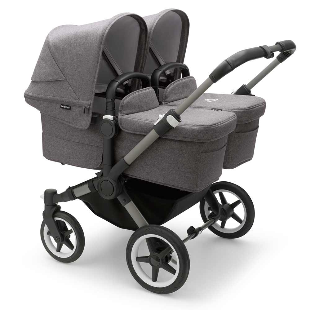 Bugaboo Donkey 5 Twin rattaat Harmaa Melange