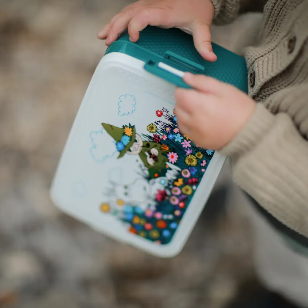 Rätt Start Mumin Äng lounaslaatikko vihreä