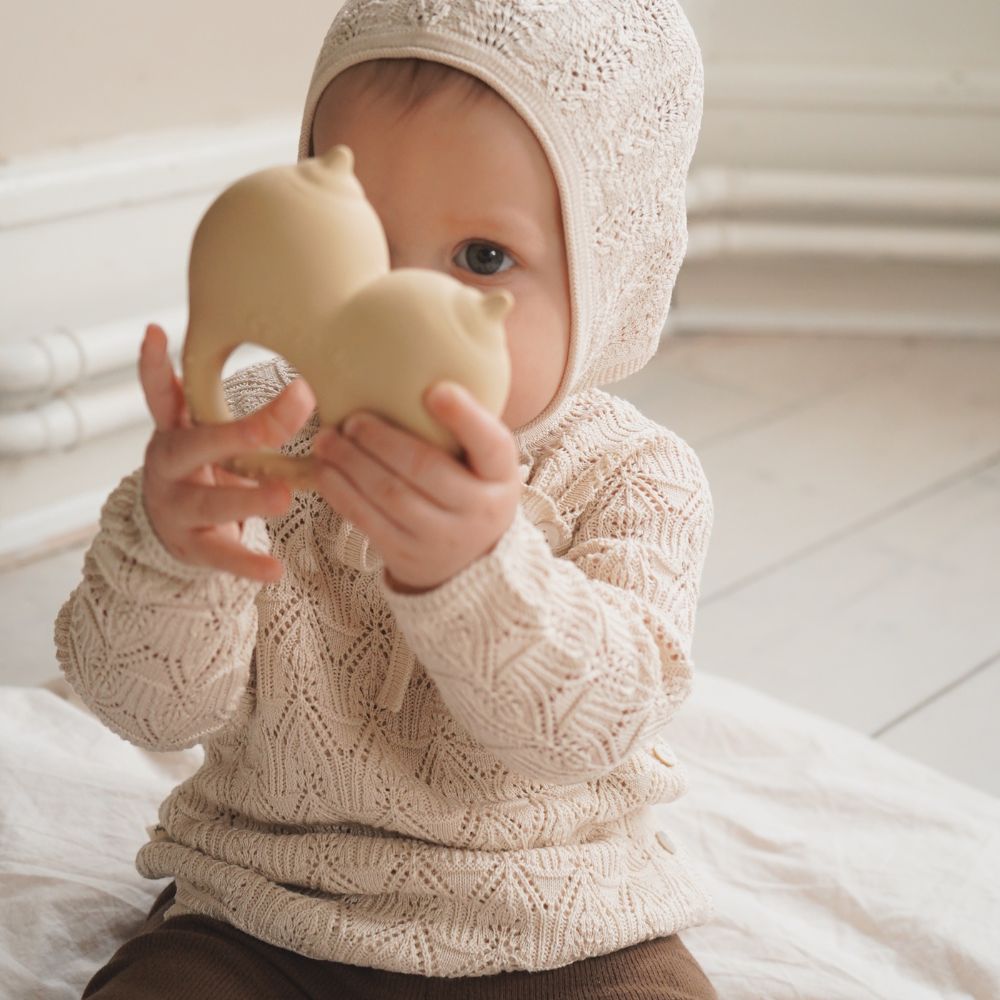 Konges Sløjd Babs Teether Creamy White-One Size