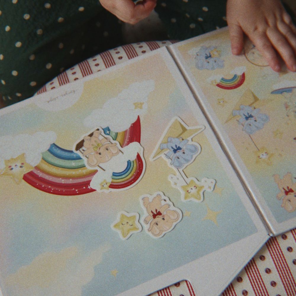 Konges Sløjd My Sticker World Multi Sateenkaari