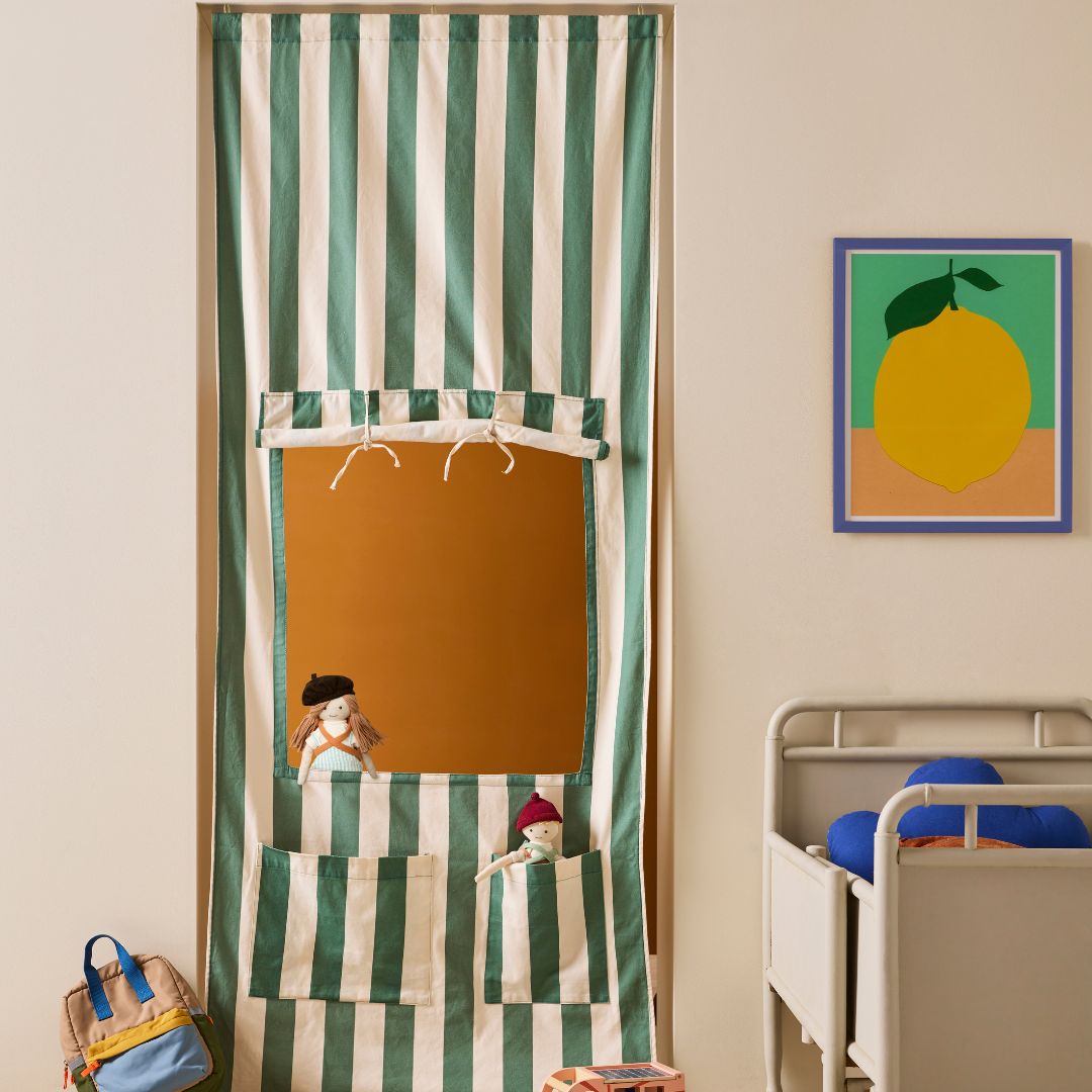 Kids Concept Kioski ovi raita vihreä