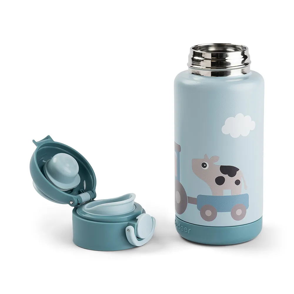 Done by Deer juomapullo Tiny Farm Blue 340 ml
