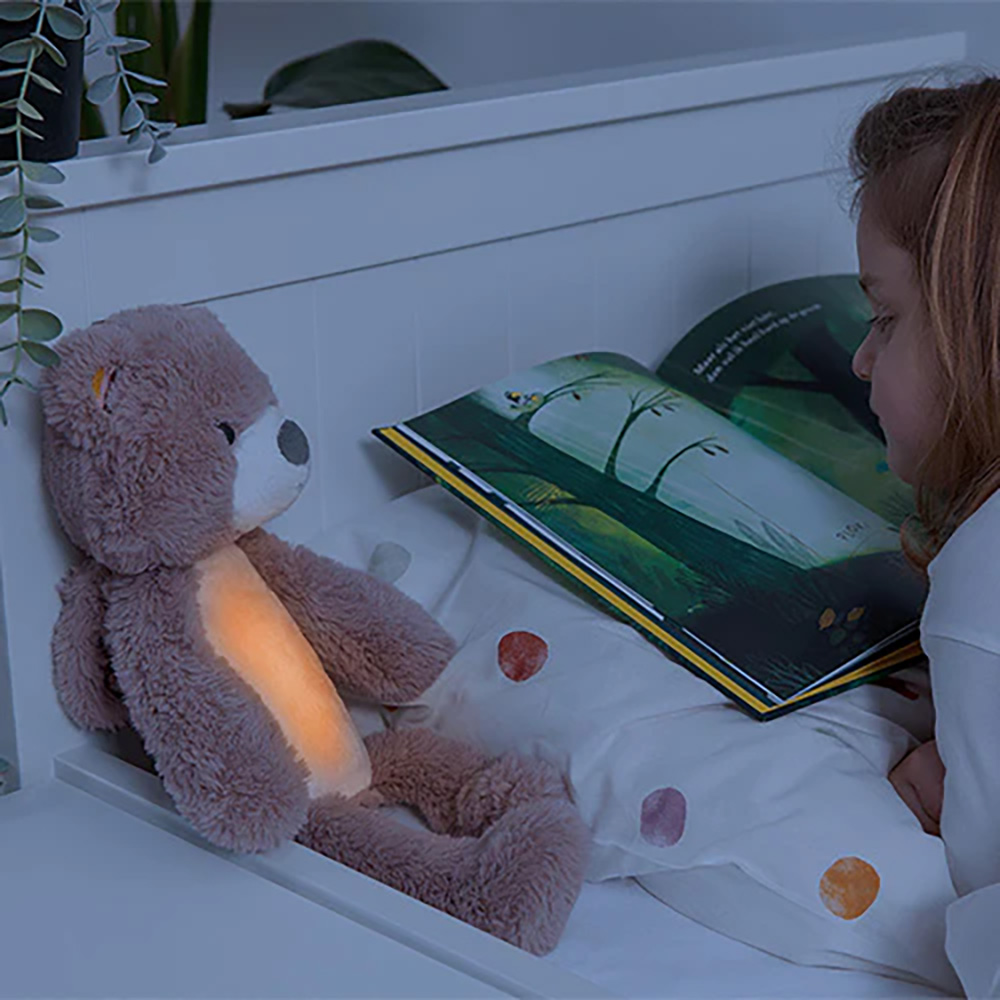 Zazu Brody the Bear Sleep Trainer / Night Light Pink