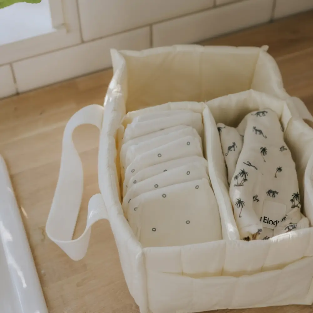  Elodie Blöjförvaring Creamy White One size Elodie vaippasäilytyslaatikko, kermanvalkoinen, yksi koko