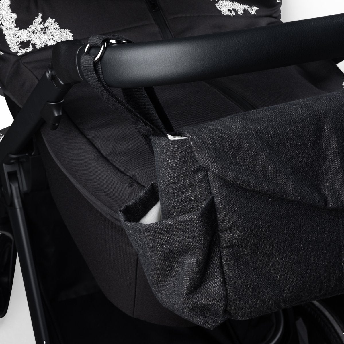 Sebra On-the-go-minihoitolaukku dark grey melange