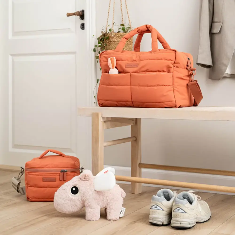 Done by Deer Tikattu vaihtolaukku Papaya