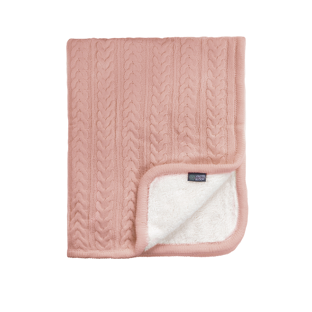 Vinter & Bloom Pehmoinen vauvan peitto Dusty Rose