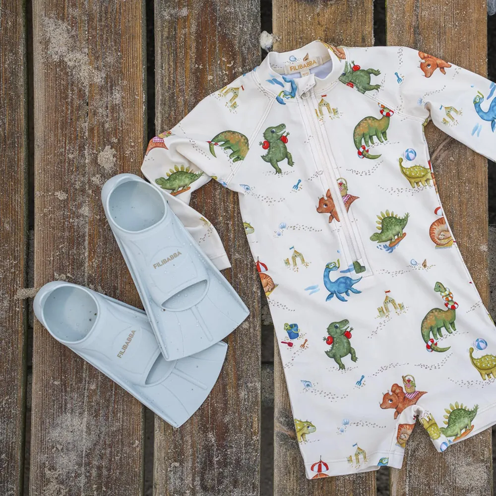 Filibabba Villads UV-dress 3-4 år - Dino Beach