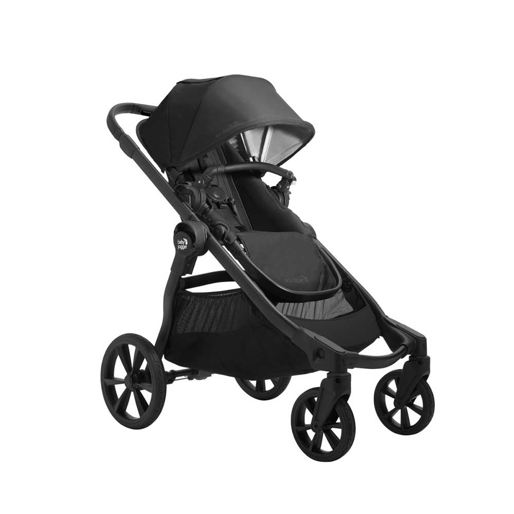 Baby Jogger City Select 2 -rattaat Tencel Lunar Musta