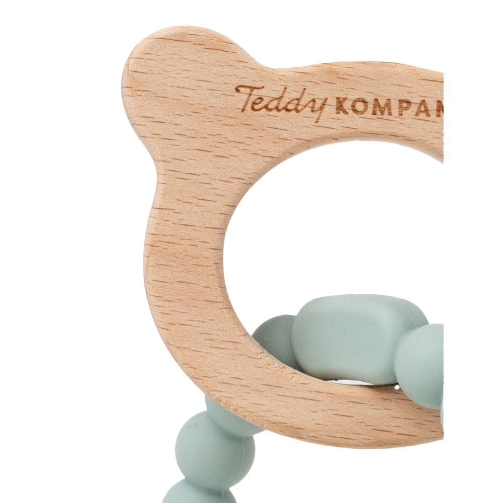Teddykompaniet Purulelu Silikoni & Puu Lehmuksenvihreä