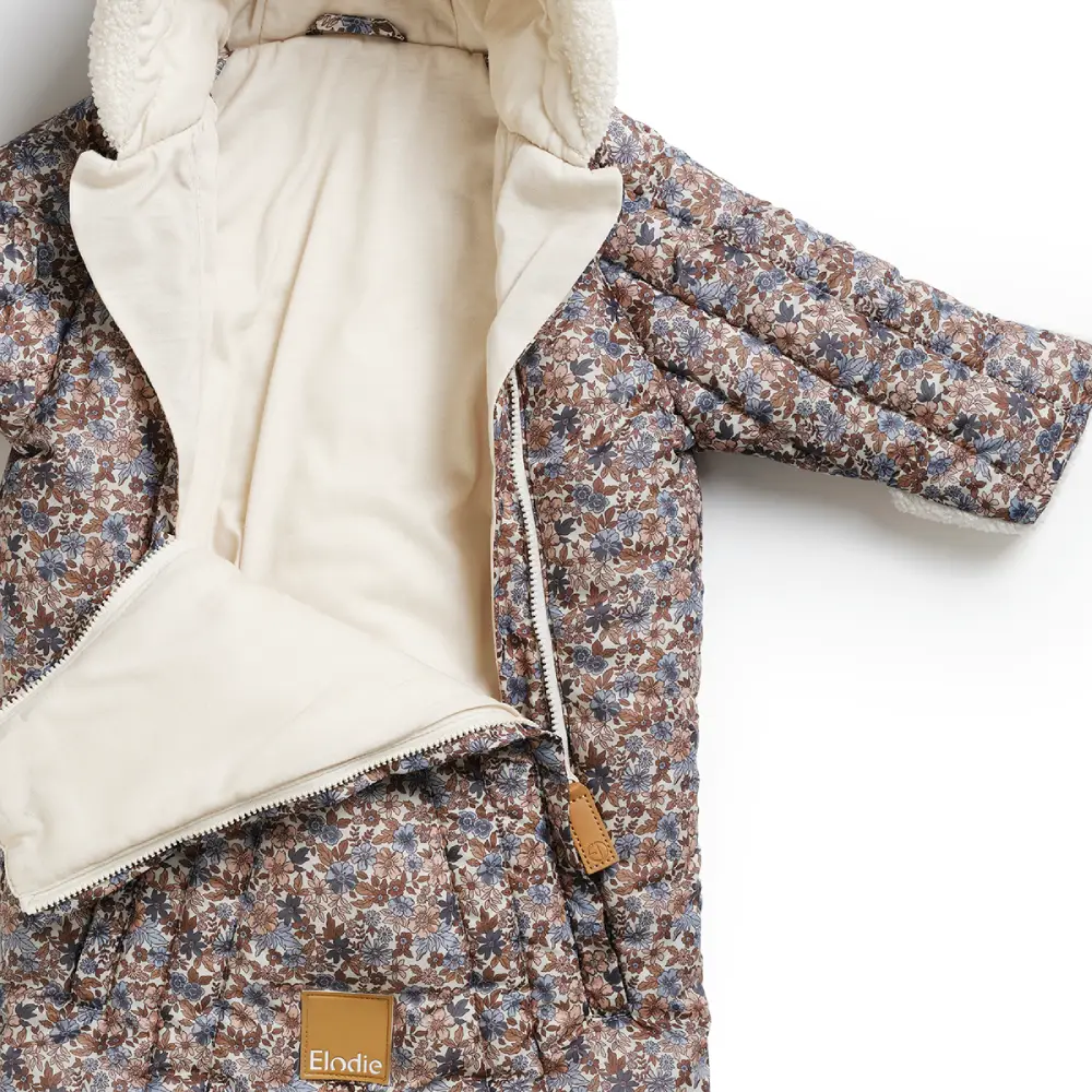 Elodie Details vauvan haalari, sininen, puutarha, 6-12 kk