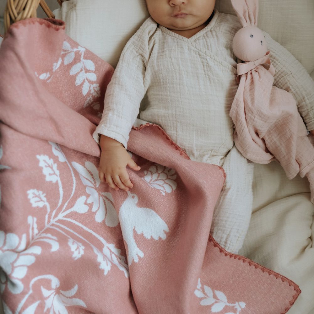 Elodie Details Jacquard-peitto Mullberry Pink