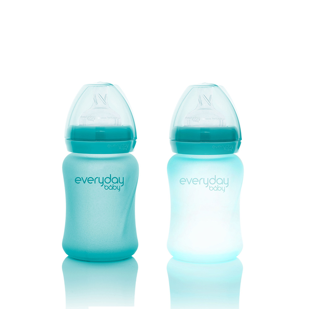 Everyday baby lämpöä tunnistava tuttipullo - 150ml Turquoise