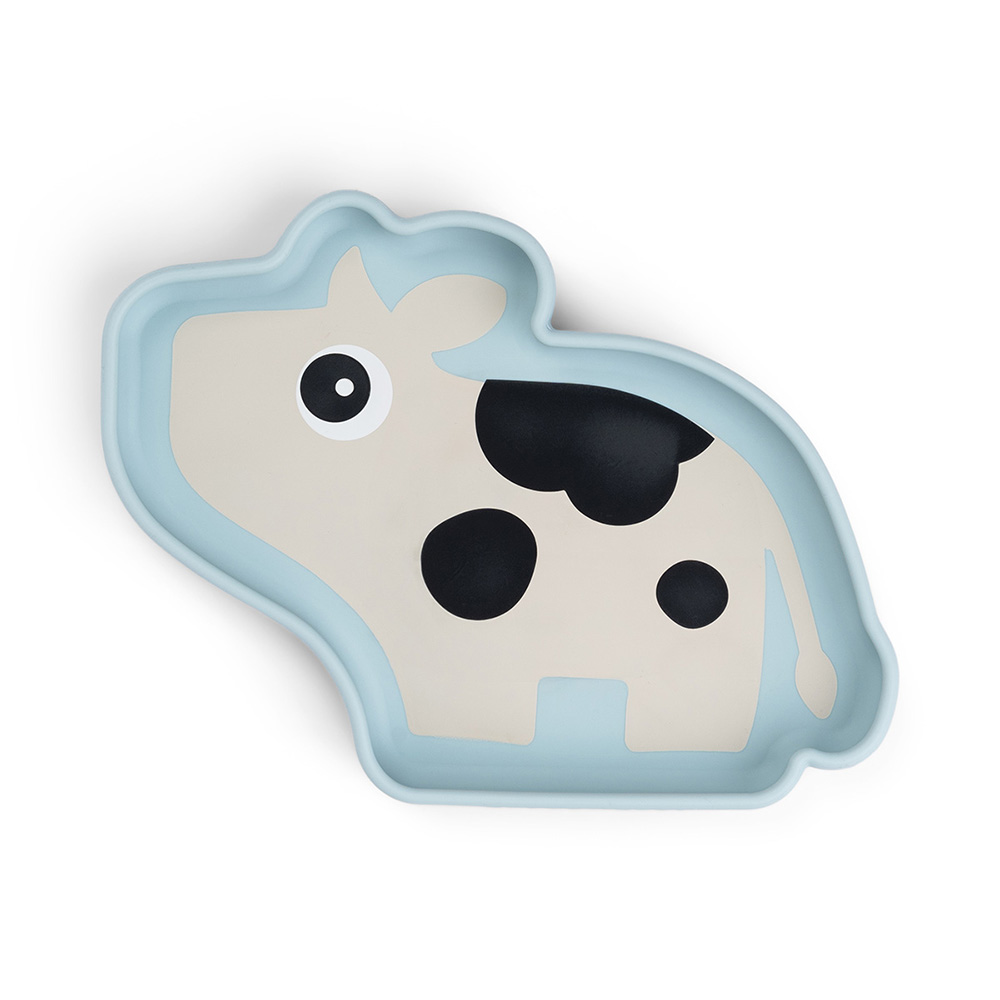 Done by Deer silikoninen välipalalautanen Dotti Blue