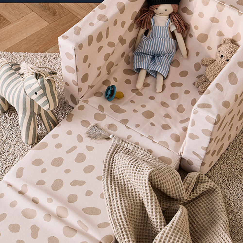 Kids Concept -nojatuoli, kokoontaitettava pistekuvio