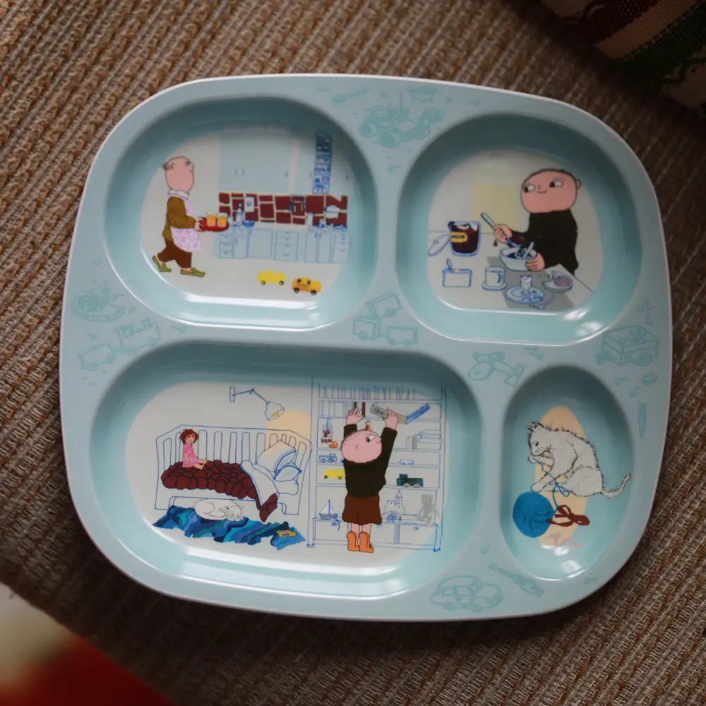 Rätt Start Alfons Åberg -lautanen lokerolla