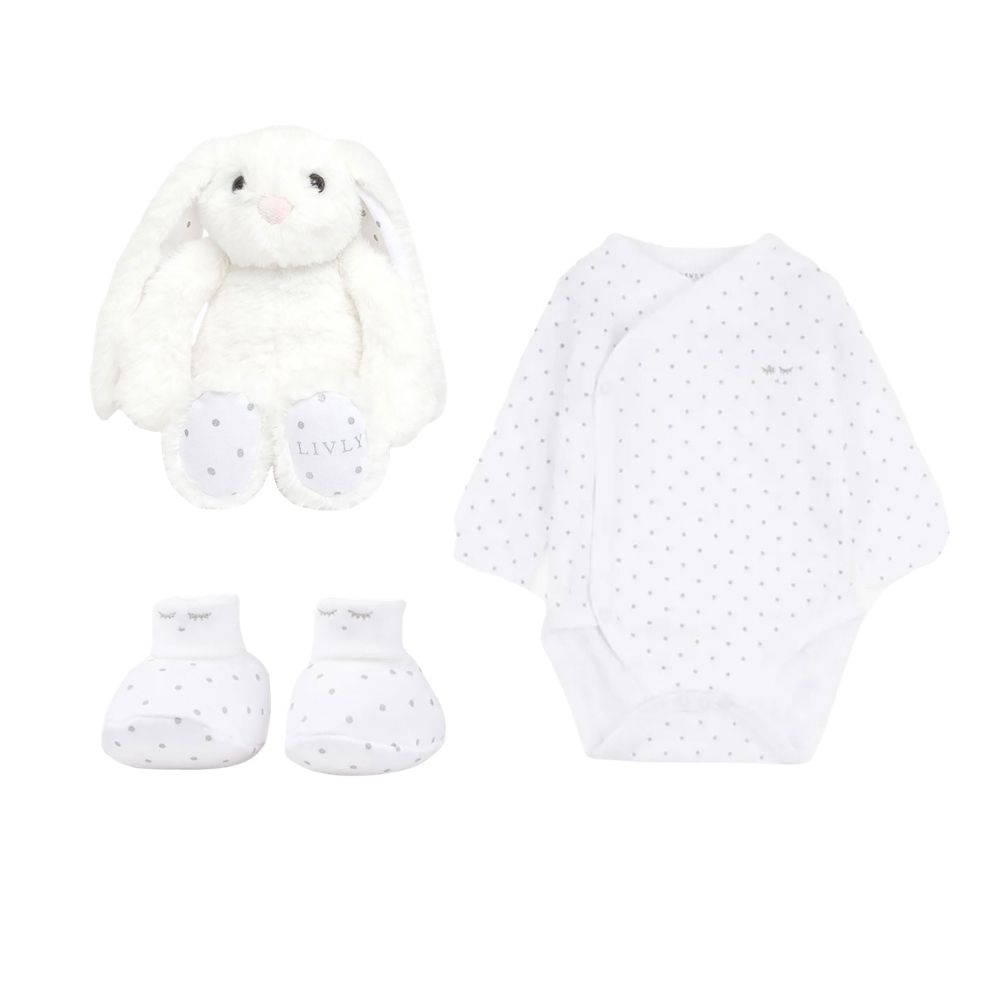 Livly vastasyntyneen paketti valkoinen