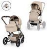 Cybex Talos S Lux TPE, sis. kokoontaitettavan vaunukopan (Almond Beige)