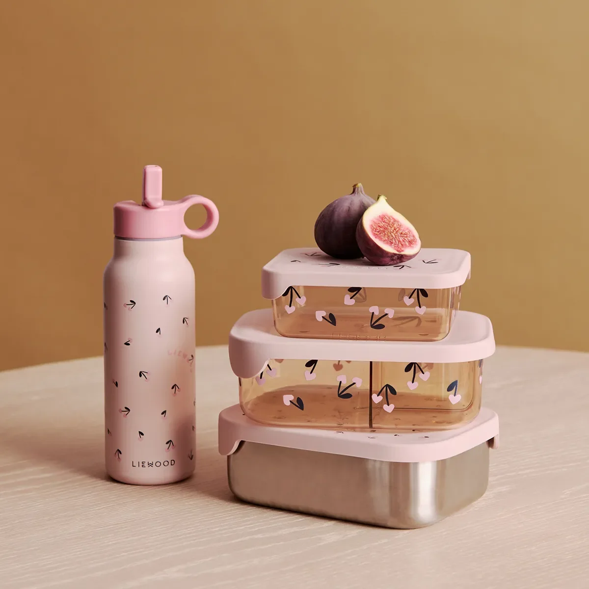 Liewood Falk vesipullo 350 ml Mini Cherry heart / Rosey