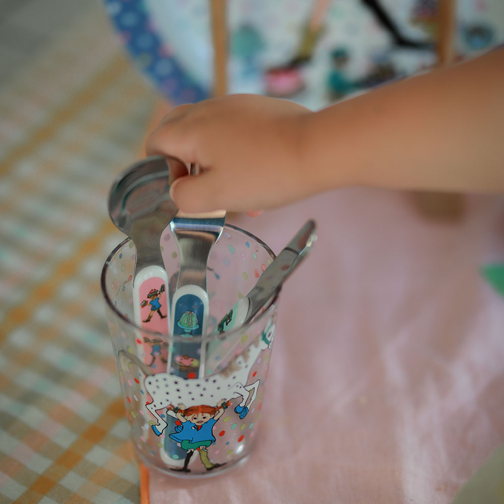 Rätt Start Pippi syntymäpäivä, ruokailuvälineet