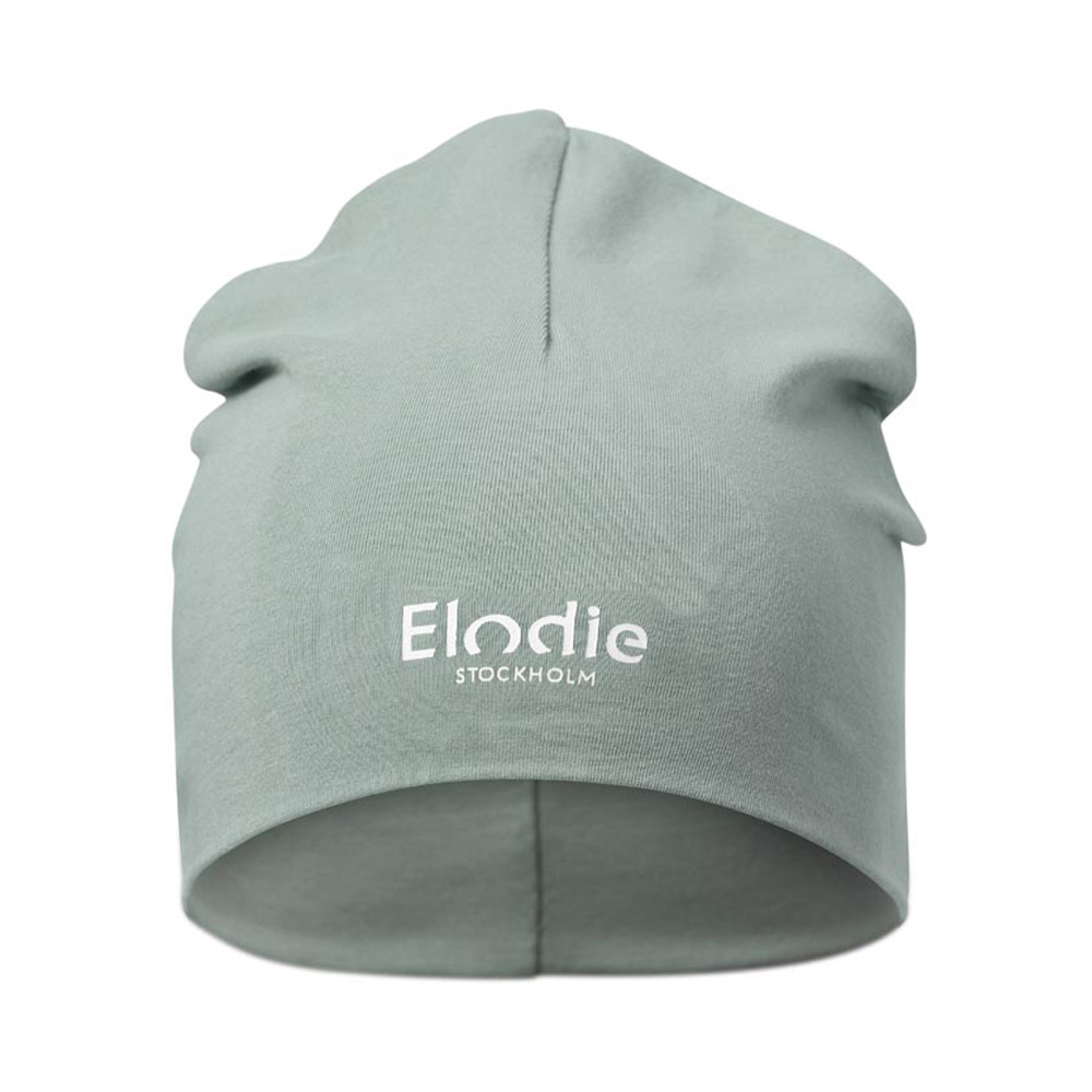 Elodie puuvillahattu Logo Pebble Green 1-2y