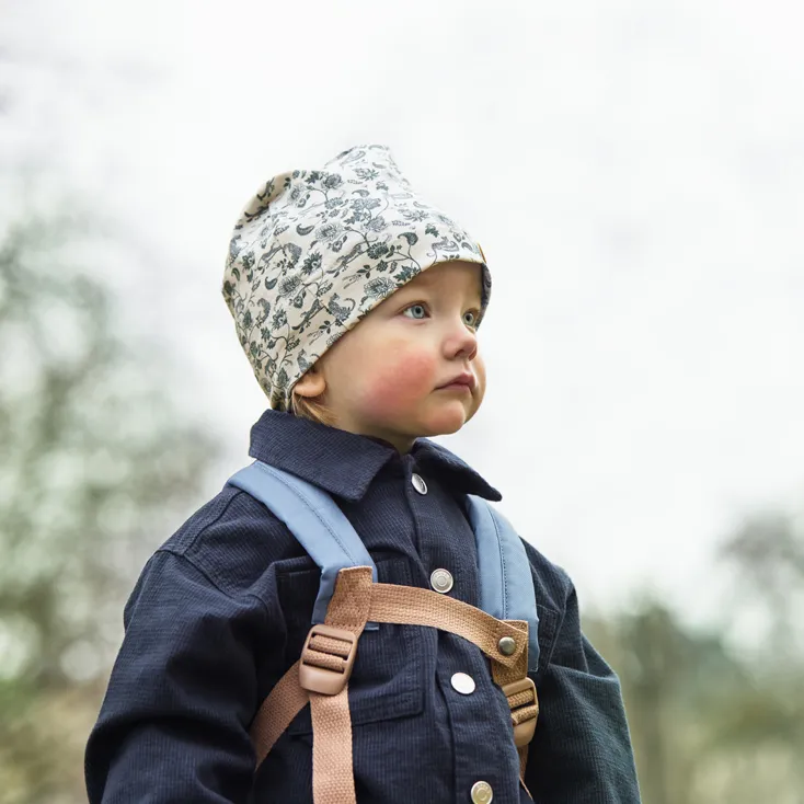 Elodie Light Beanie Garden Leo Toile 1-2yr