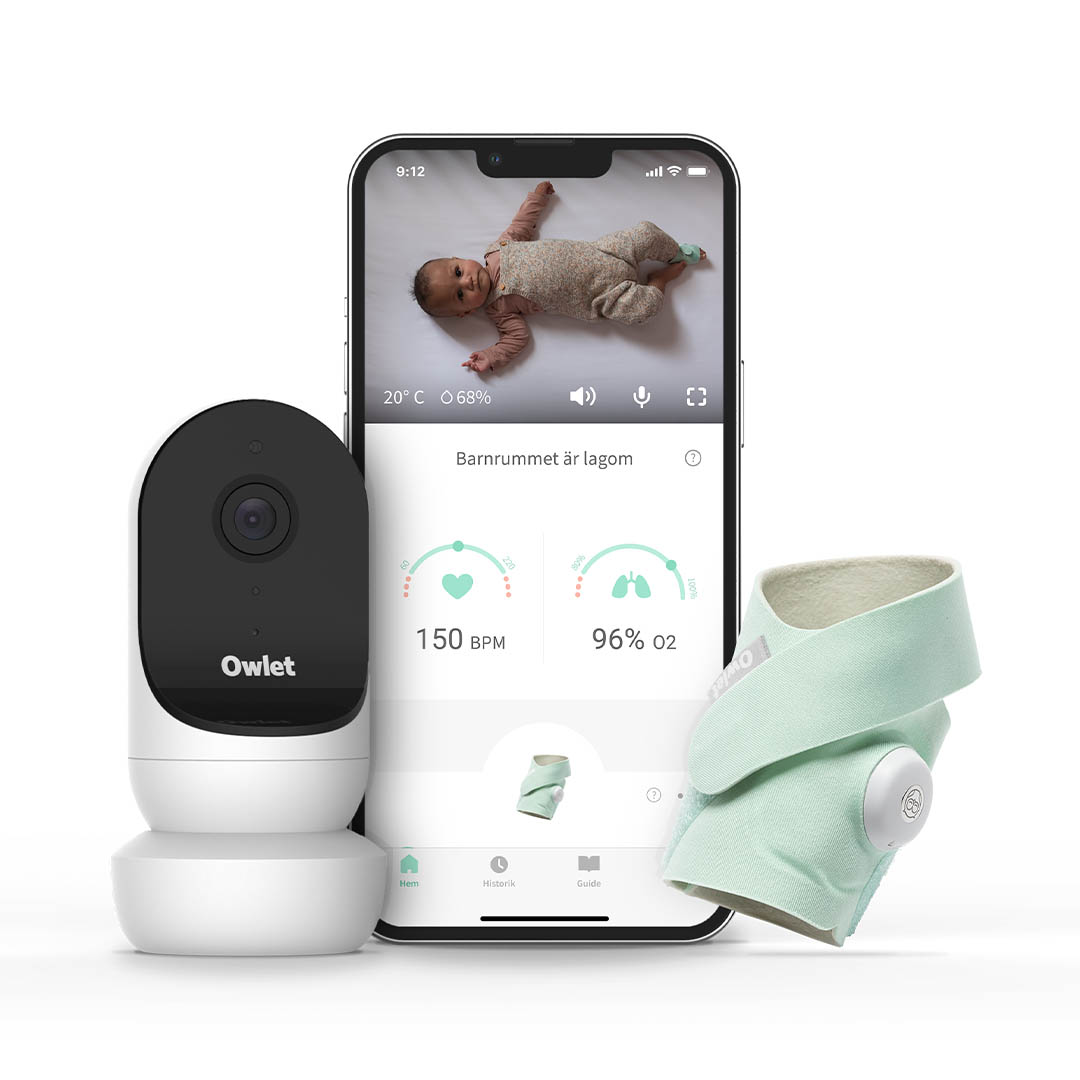 Owlet Monitor Duo 3 Plus Cam 2 Minttu-vauvamonitori