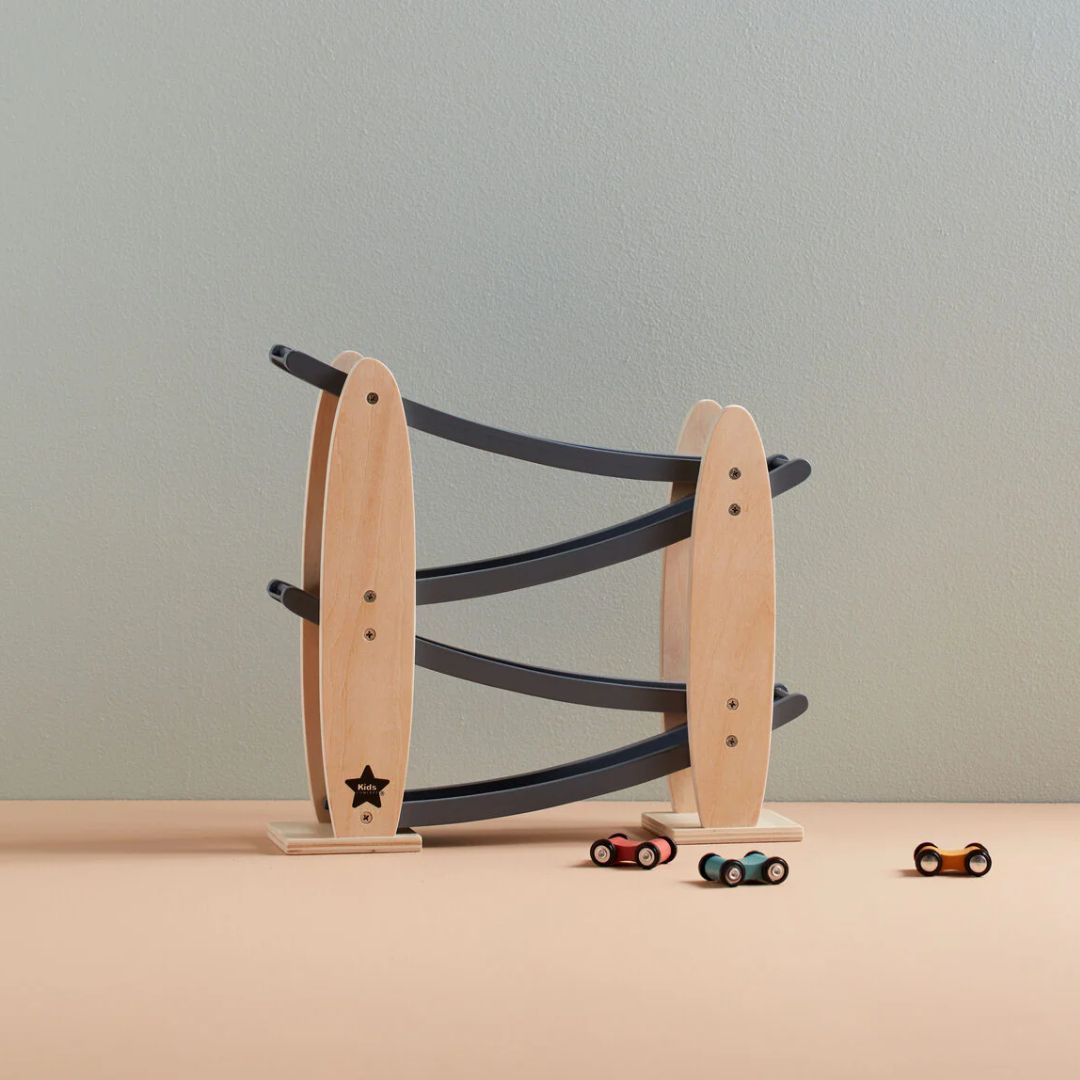 Kids Concept Car track luonnollinen/harmaa AIDEN