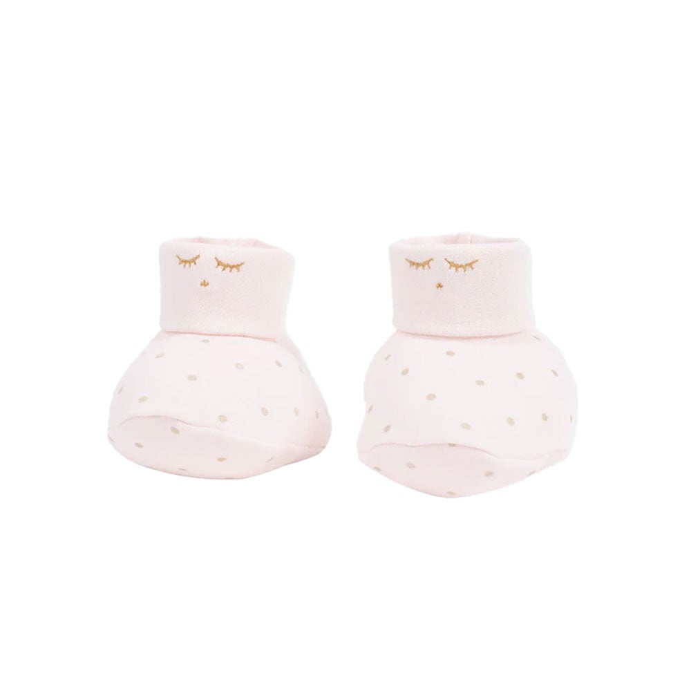Livly Saturday Footies Newborn Baby Pink