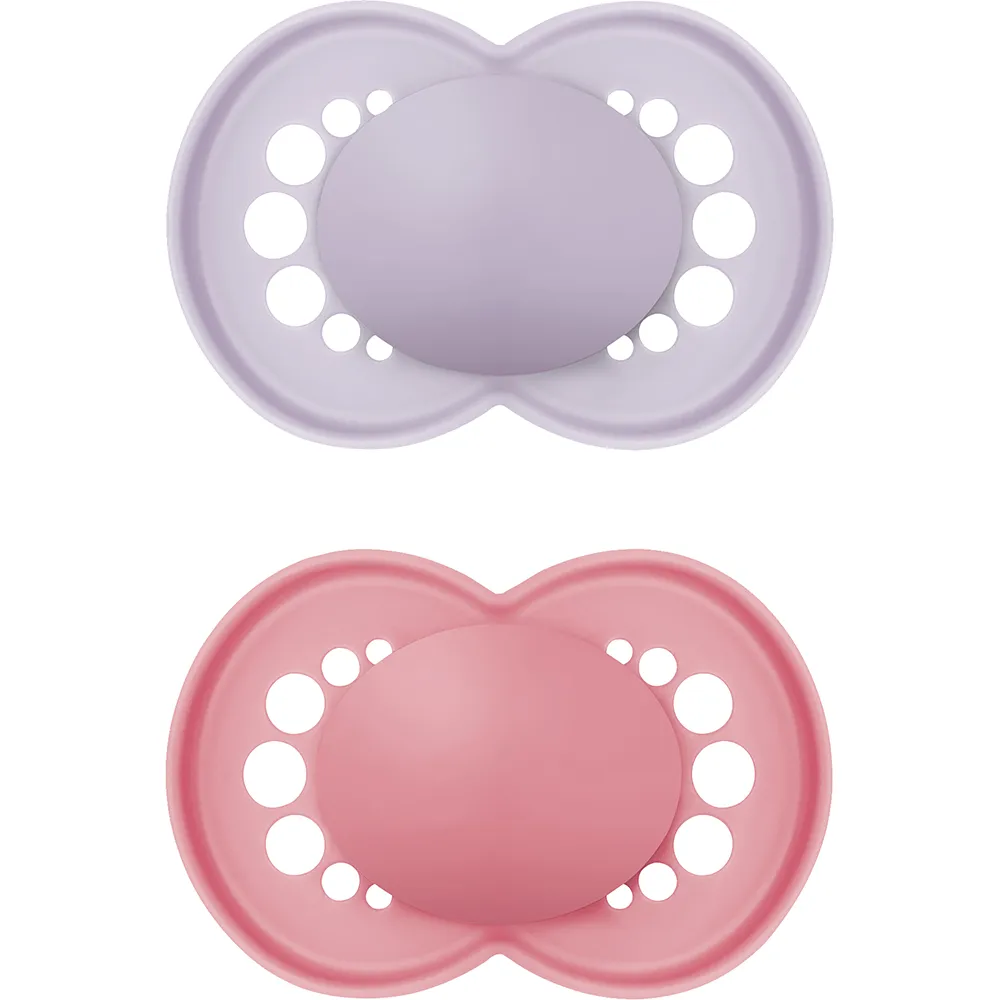 MAM Original Silikoni 6–16m Unprinted Vaaleanpunainen