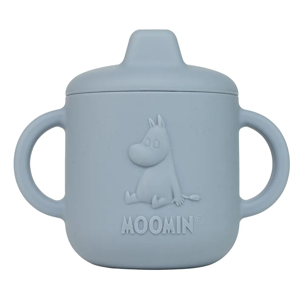 Rätt Start Mumin Silikoni juomakuppi Sky Blue