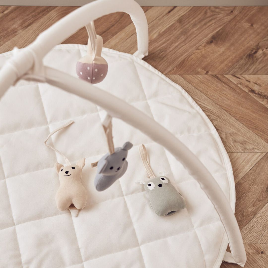 Kids Concept Baby Gym tekstiili luonnonvalkoinen