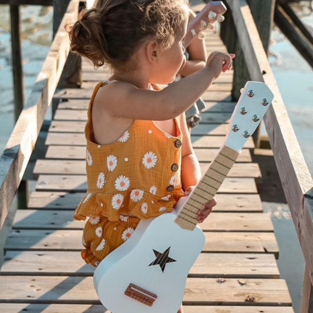 Kids Concept Guitar valkoinen